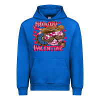 Cobalt Howdy Valentine Urban Hoodie - CowhideDigitalArt