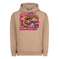 Pigment Burro Howdy Valentine Urban Hoodie - CowhideDigitalArt