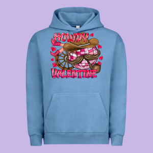 Howdy Valentine Urban Hoodie Designed By Cowhidedigitalart