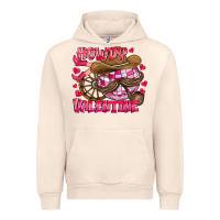 Sandshell Howdy Valentine Urban Hoodie - CowhideDigitalArt