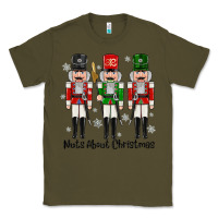 Army Green Nuts About Christmas Classic Tee - MaliasSmallBusiness