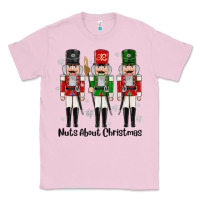 Bubblegum Pink Nuts About Christmas Classic Tee - MaliasSmallBusiness
