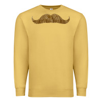 Antique Gold moustache fa element Premium Sweatshirt - FaDigitalArtStudio