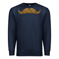 Navy moustache fa element Premium Sweatshirt - FaDigitalArtStudio