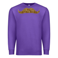 Purple moustache fa element Premium Sweatshirt - FaDigitalArtStudio