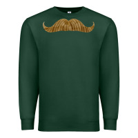 Sports Green moustache fa element Premium Sweatshirt - FaDigitalArtStudio