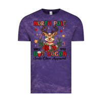Cloud Purple north pole hot cocoa Vintage Tee - MaliasSmallBusiness
