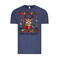 Vintage Denim north pole hot cocoa Vintage Tee - MaliasSmallBusiness