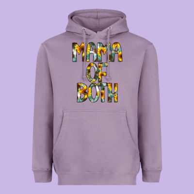 Mama Of Both Heavyweight Hoodie Designed By Cowcowdesign