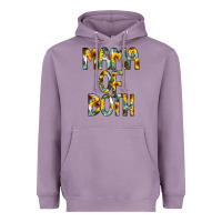 Lavender Mama of Both Heavyweight Hoodie - CowCowDesign
