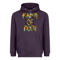 Plum Mama of Both Heavyweight Hoodie - CowCowDesign