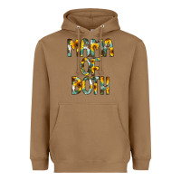 Toasted Coconut Mama of Both Heavyweight Hoodie - CowCowDesign