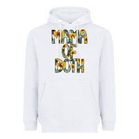 White Mama of Both Heavyweight Hoodie - CowCowDesign