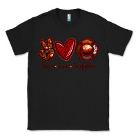 Black Peace Love Firefighter Classic Tee - RanaPortraitStore