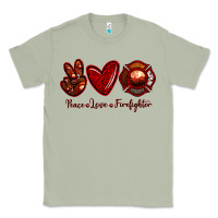 Matcha Peace Love Firefighter Classic Tee - RanaPortraitStore