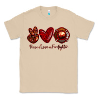 Mushroom Peace Love Firefighter Classic Tee - RanaPortraitStore