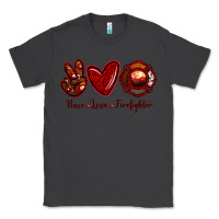 Smoke Peace Love Firefighter Classic Tee - RanaPortraitStore