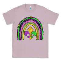 Lilac mardi gras fleur de lis rainbow Classic Tee - JahusDesignShop