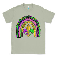 Matcha mardi gras fleur de lis rainbow Classic Tee - JahusDesignShop
