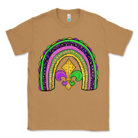 Toasted Coconut mardi gras fleur de lis rainbow Classic Tee - JahusDesignShop