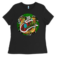 Black Cowboy Christmas Ladies Tee - RanaPortraitStore
