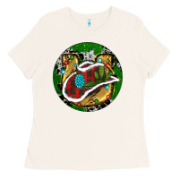 Bone Cowboy Christmas Ladies Tee - RanaPortraitStore
