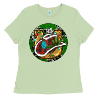 Matcha Cowboy Christmas Ladies Tee - RanaPortraitStore