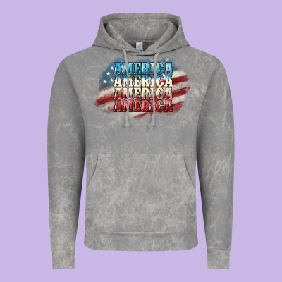 America America Vintage Hoodie Designed By Nancycooperartshop