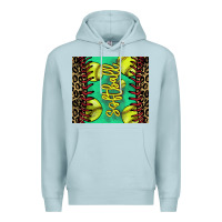 Blue Mist Softball leopard tumbler Premium Hoodie - HowdyJamesFarm