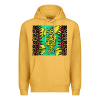 Mustard Softball leopard tumbler Premium Hoodie - HowdyJamesFarm