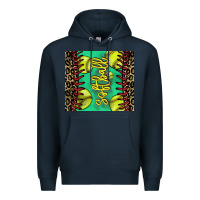 Navy Softball leopard tumbler Premium Hoodie - HowdyJamesFarm