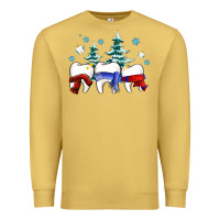 Antique Gold dental christmas tree teeth and winter ado Premium Sweatshirt - OliviaCreatesArt