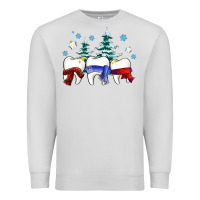 Dove Grey dental christmas tree teeth and winter ado Premium Sweatshirt - OliviaCreatesArt