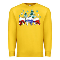 Lemon dental christmas tree teeth and winter ado Premium Sweatshirt - OliviaCreatesArt