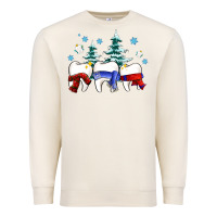 Sandshell dental christmas tree teeth and winter ado Premium Sweatshirt - OliviaCreatesArt