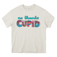 Cream no thanks cupid Heavy Core Tee - AdoDesignShop