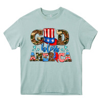 Arona god bless america Heavy Core Tee - AdoDesignShop