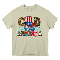 Mossy god bless america Heavy Core Tee - AdoDesignShop