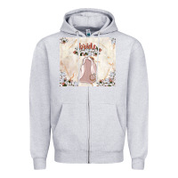 Heather Grey bride tumbler Zipper Hoodie - TumblerDesignByShophia
