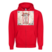Red bride tumbler Zipper Hoodie - TumblerDesignByShophia