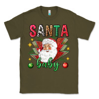 Army Green Santa baby Christmas Classic Tee - NancyCooperArtShop