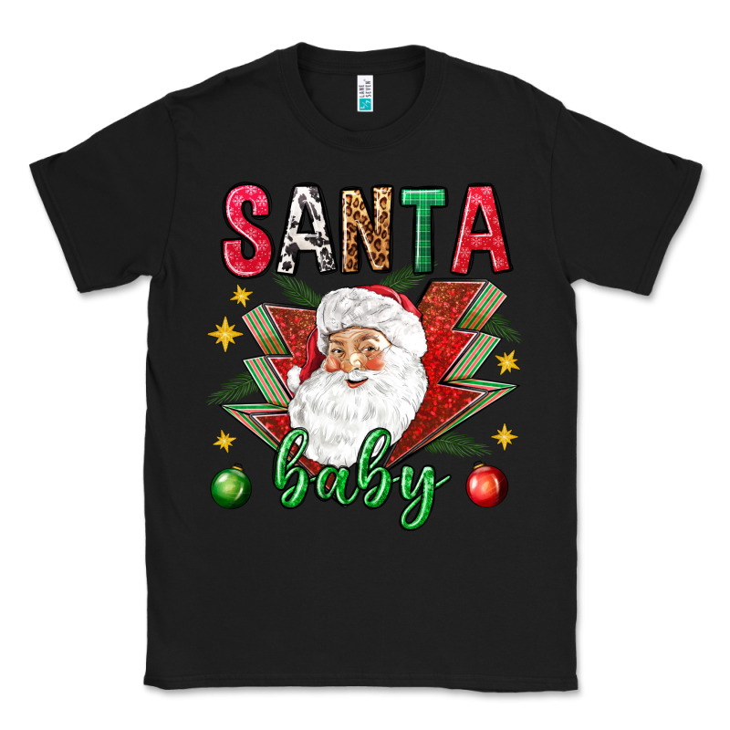 Santa Baby Christmas Classic Tee by NancyCooperArtShop | Teevron