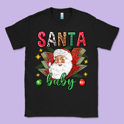 Santa Baby Christmas Classic Tee Designed By Nancycooperartshop