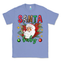 Colony Blue Santa baby Christmas Classic Tee - NancyCooperArtShop