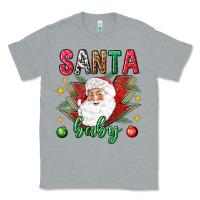Heather Grey Santa baby Christmas Classic Tee - NancyCooperArtShop