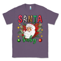 Lavender Santa baby Christmas Classic Tee - NancyCooperArtShop