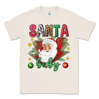 Natural Santa baby Christmas Classic Tee - NancyCooperArtShop