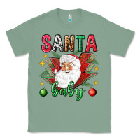 Sage Santa baby Christmas Classic Tee - NancyCooperArtShop
