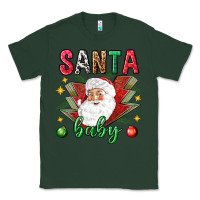 Sports Green Santa baby Christmas Classic Tee - NancyCooperArtShop