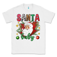 White Santa baby Christmas Classic Tee - NancyCooperArtShop
